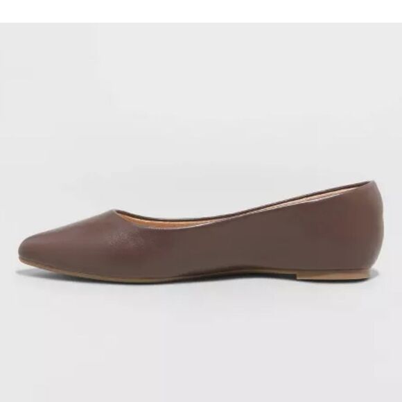 NWT A New Day Women's Corinna Ballet.    Flats  Color Rosewood. SIZE 6W - Picture 2 of 12